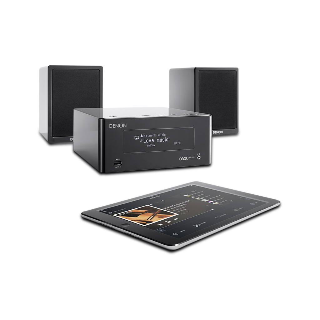   5     Wi-Fi/AirPlay/Bluetooth: Denon CEOL Piccolo DRA-N4 Black