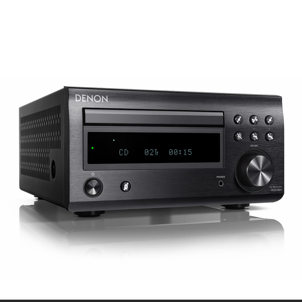 CD-  Bluetooth: Denon RCD-M41 Black