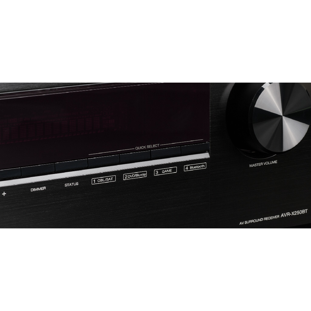   5  AV : Denon AVR-X250BT (5.1 h) Black