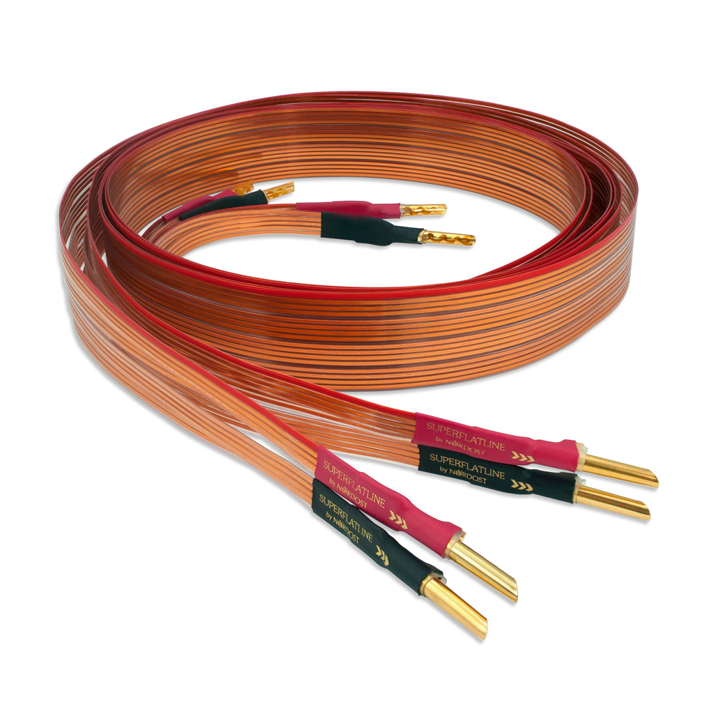  : Nordost Super Flatline,2x2.5m is terminated with low-mass Z plugs