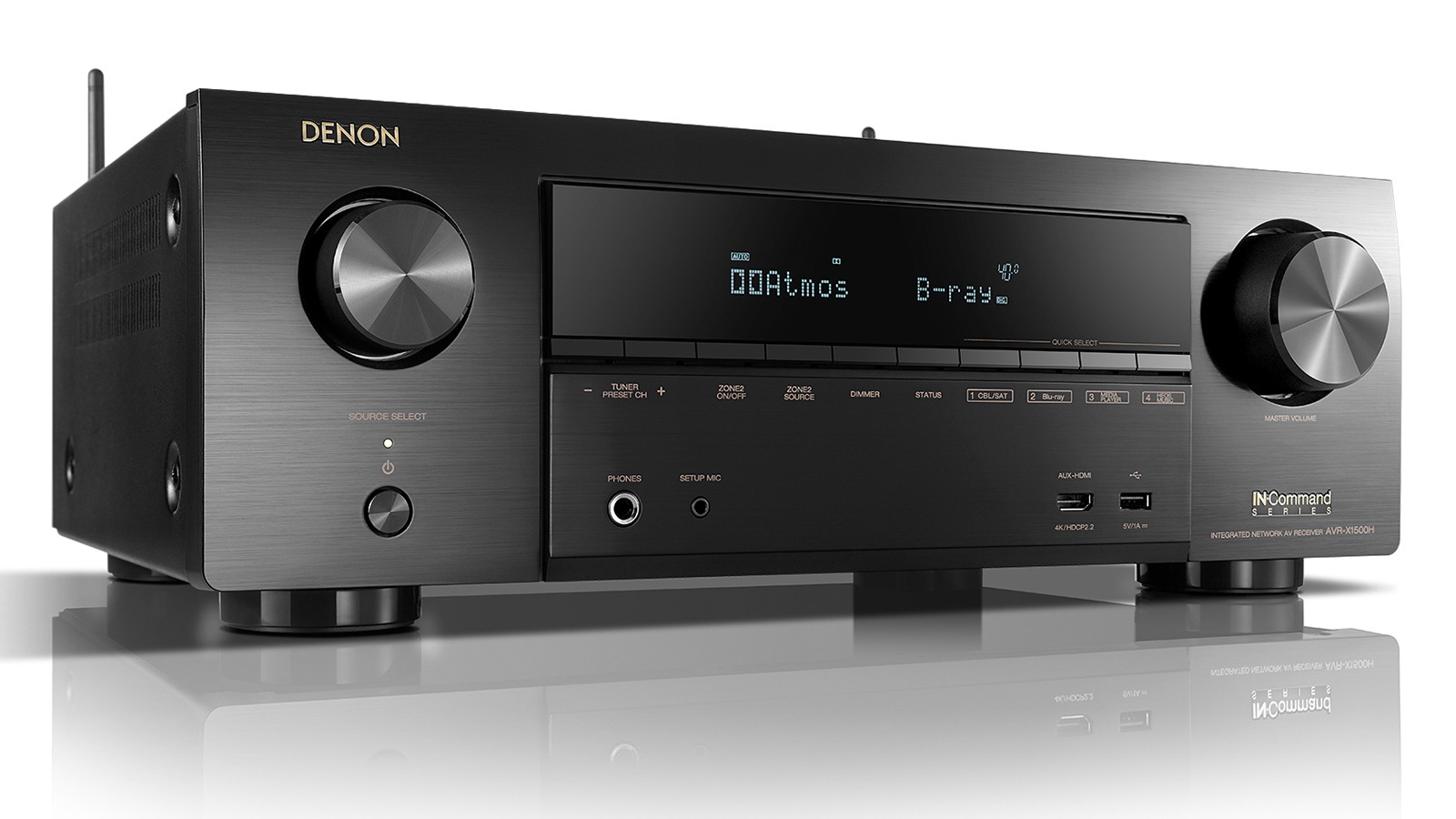 AV : Denon AVR-X1500H (7.2 h) Black