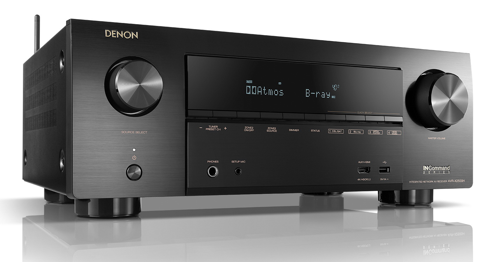 AV Ресивер: Denon AVR-X2500H (7.2 сh) Black
