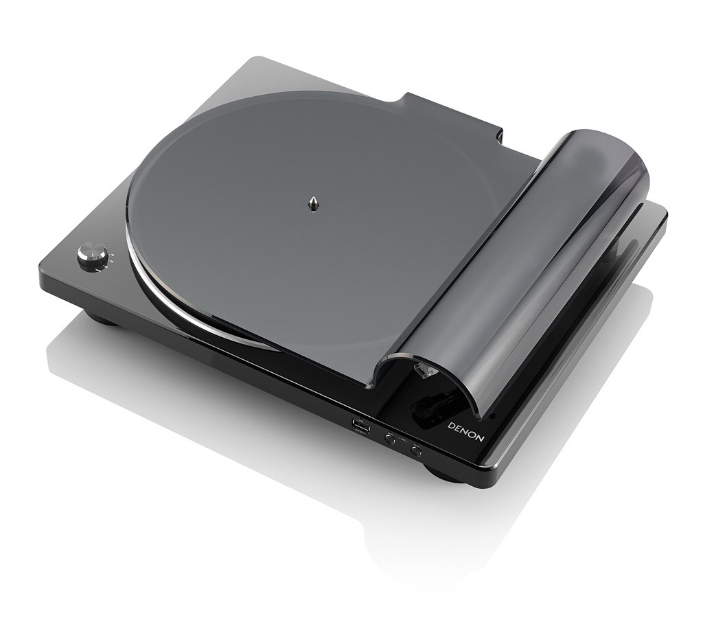 Фото № 2 товара Проигрыватель виниловых дисков: Denon DP-450USB (с фоно корректором и АЦП-USB) Black