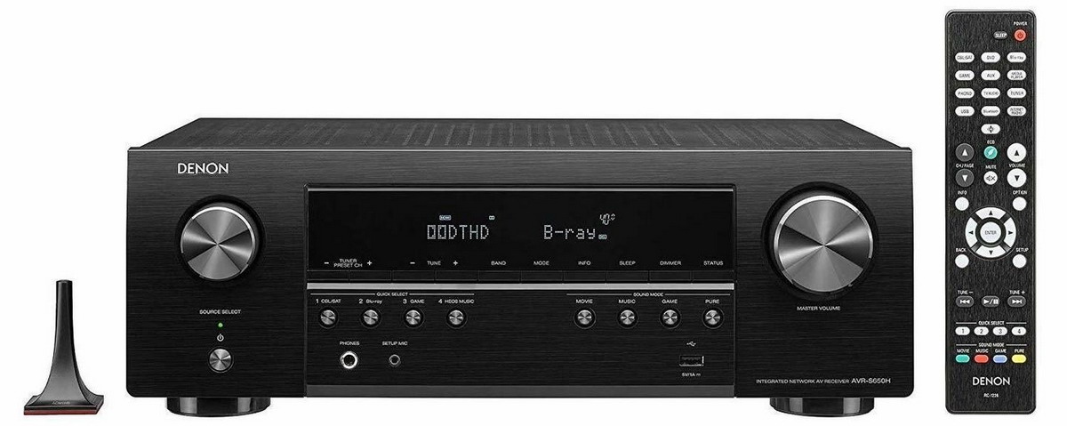   2  AV : Denon AVR-S 650H (5.2 h) Black