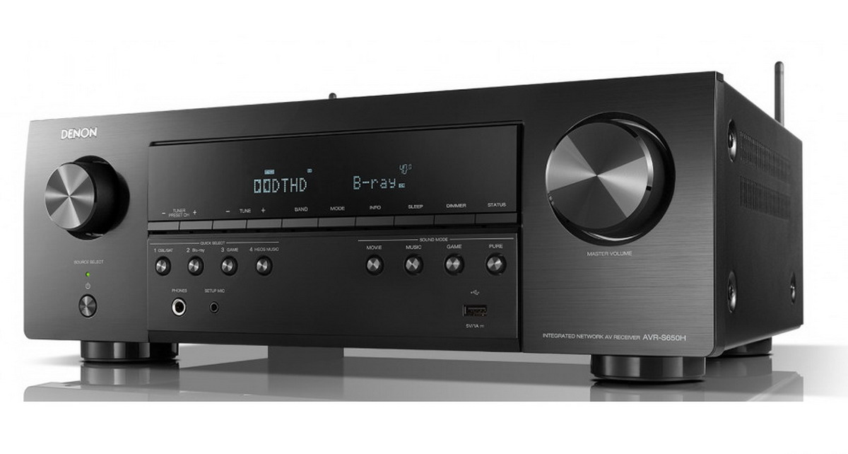 AV : Denon AVR-S 650H (5.2 h) Black