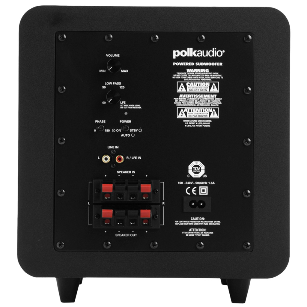   4  : Polk Audio PSW 111 Black