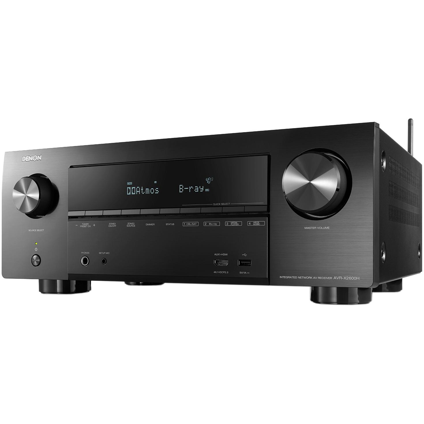   3  AV : Denon AVR-X2600H (7.2 h) Black