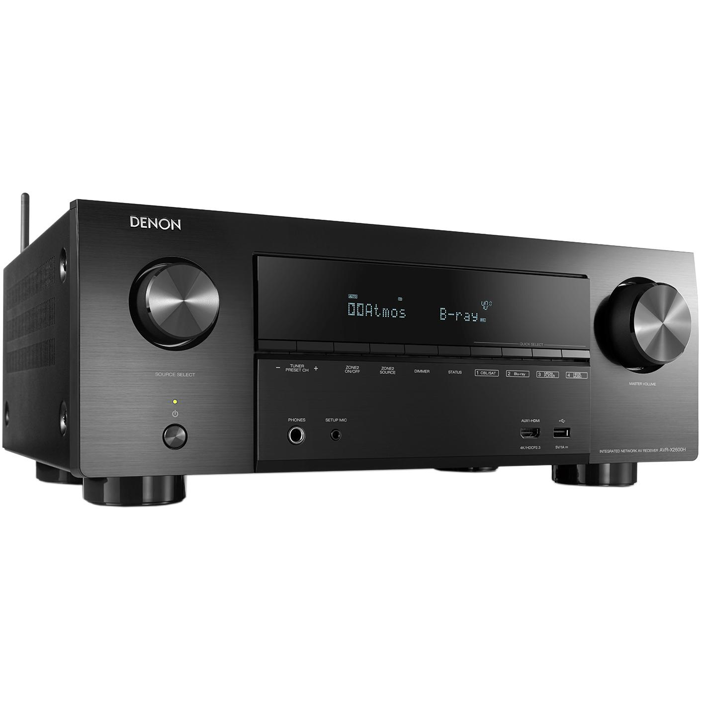 AV Ресивер: Denon AVR-X2600H (7.2 сh) Black