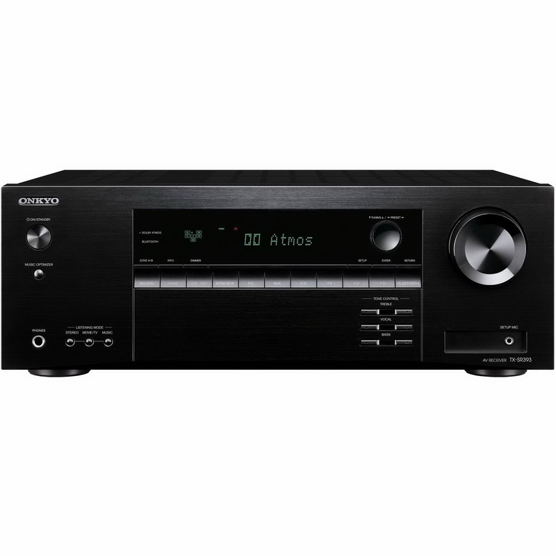   2  AV : Onkyo TX-SR393 Black