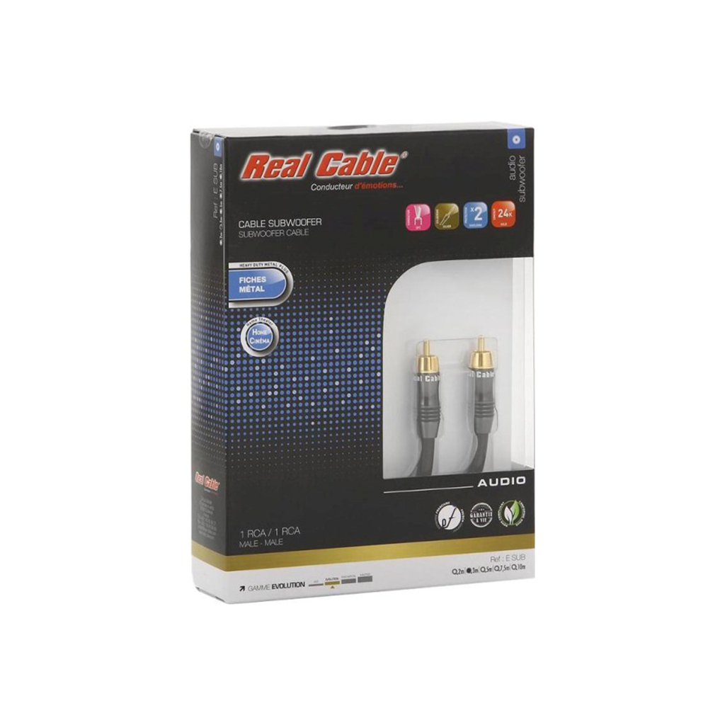   3   : Real Cable-EVOLUTION series  EV (RCA - RCA) 3M