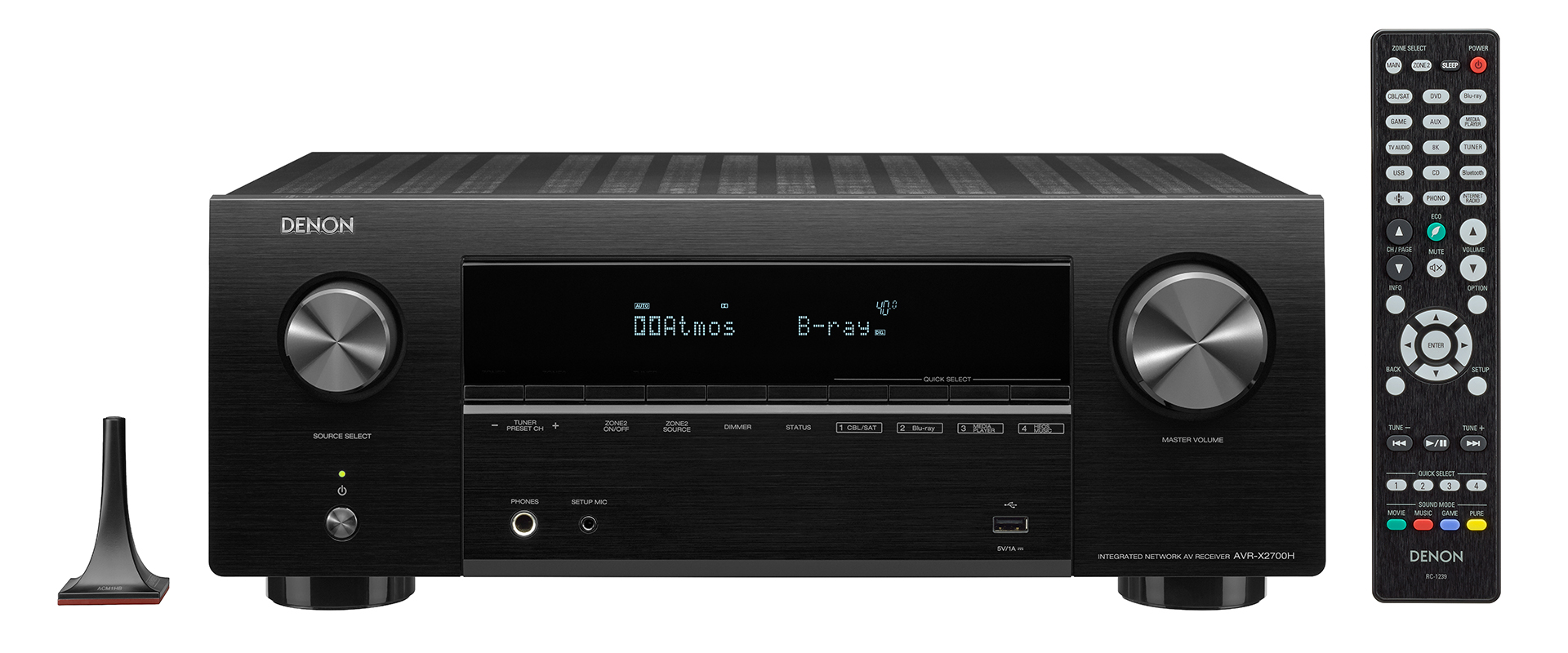   2  AV : Denon AVR-X2700H 8K (7.2 h) Black