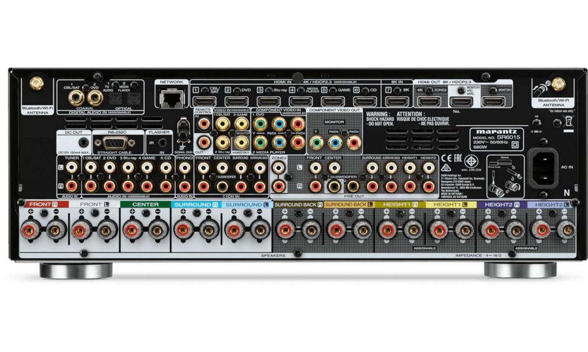   6  AV : Marantz SR-6015 Black