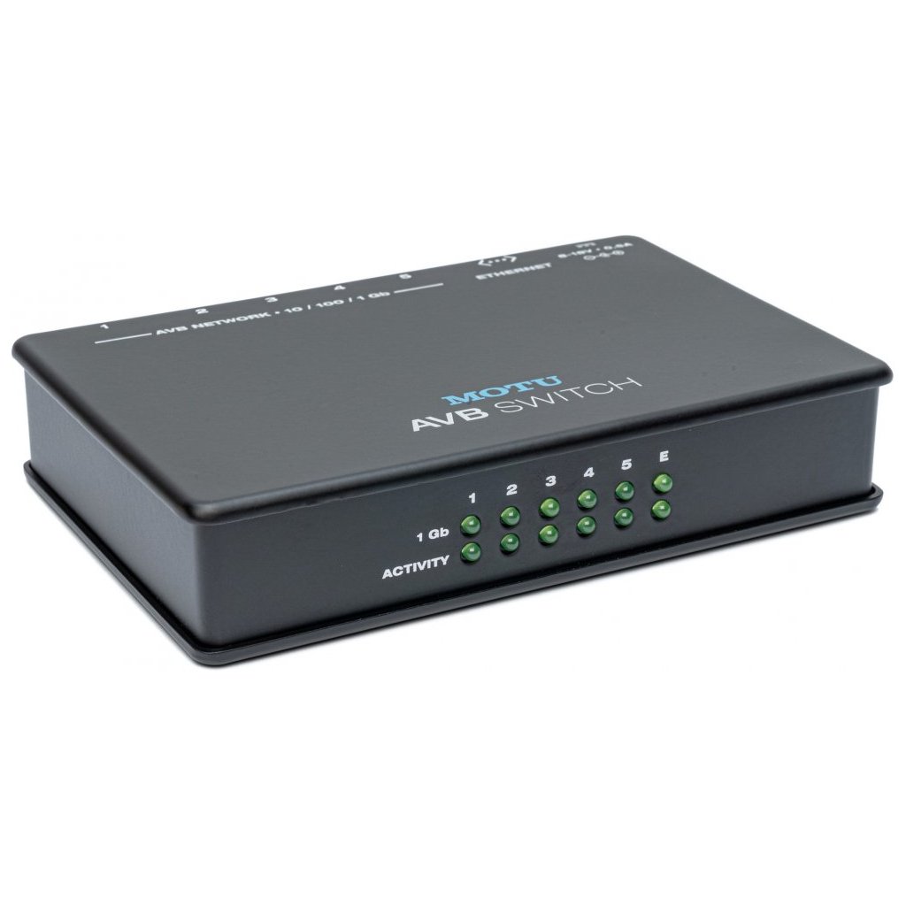   3  AVB-: Motu 5 Port AVB Switch 1-Gigabit (MOTU-AVB-EU)*