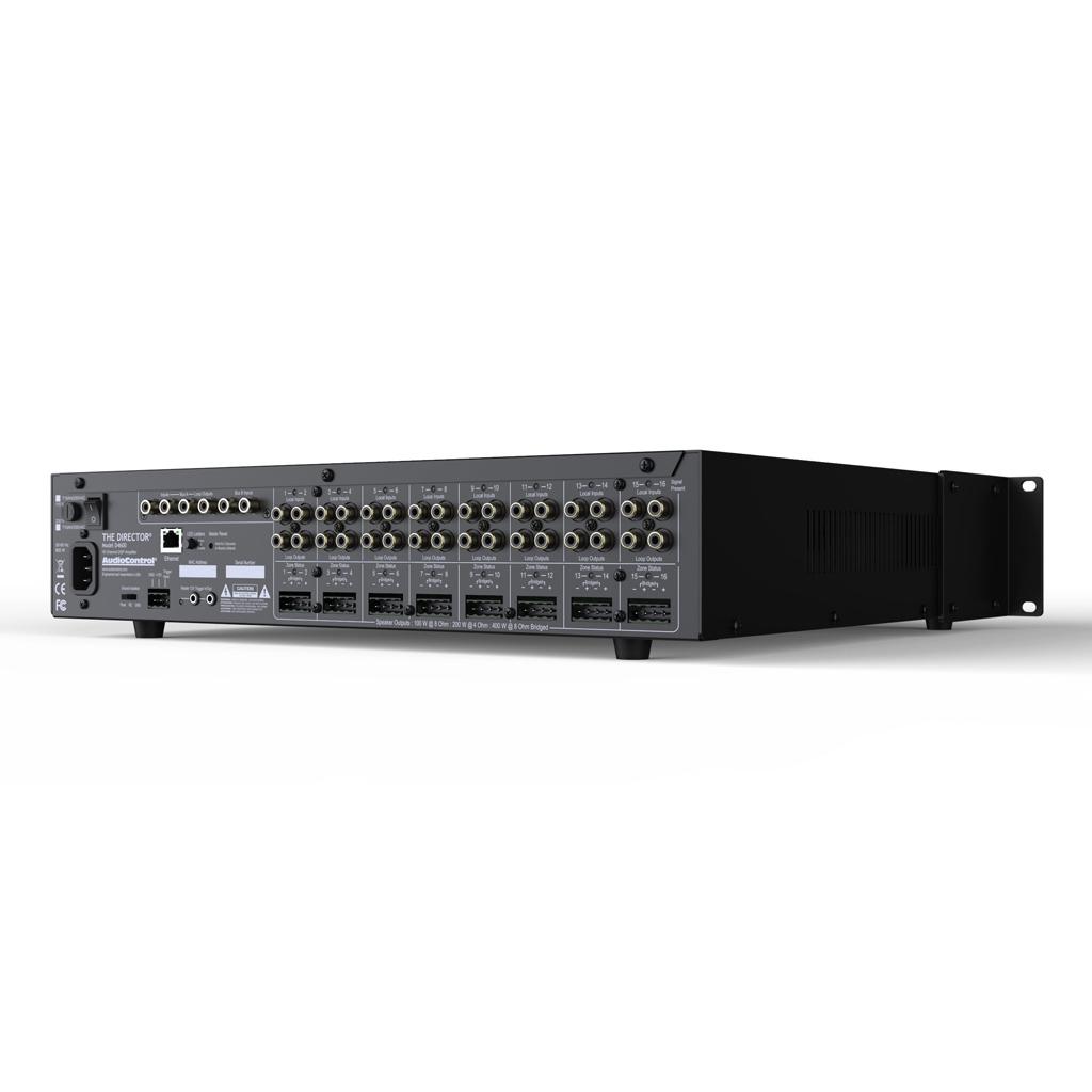   2   : AUDIOCONTROL 16  HIGH-POWER NETWORK DSP AMP-16 ch/100W (D4600)*