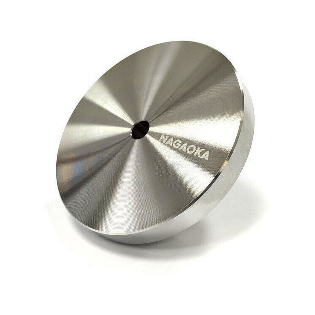 -: NAGAOKA STB-SU01 Record Stabilizer 600 GRAM (NICKLE/SILVER)