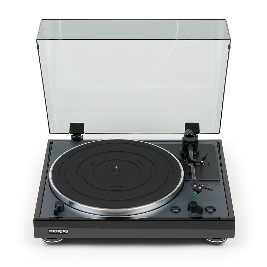   8    : Thorens TD 102 A High gloss Black (Full Automatic, Phono, AT-VM95E)