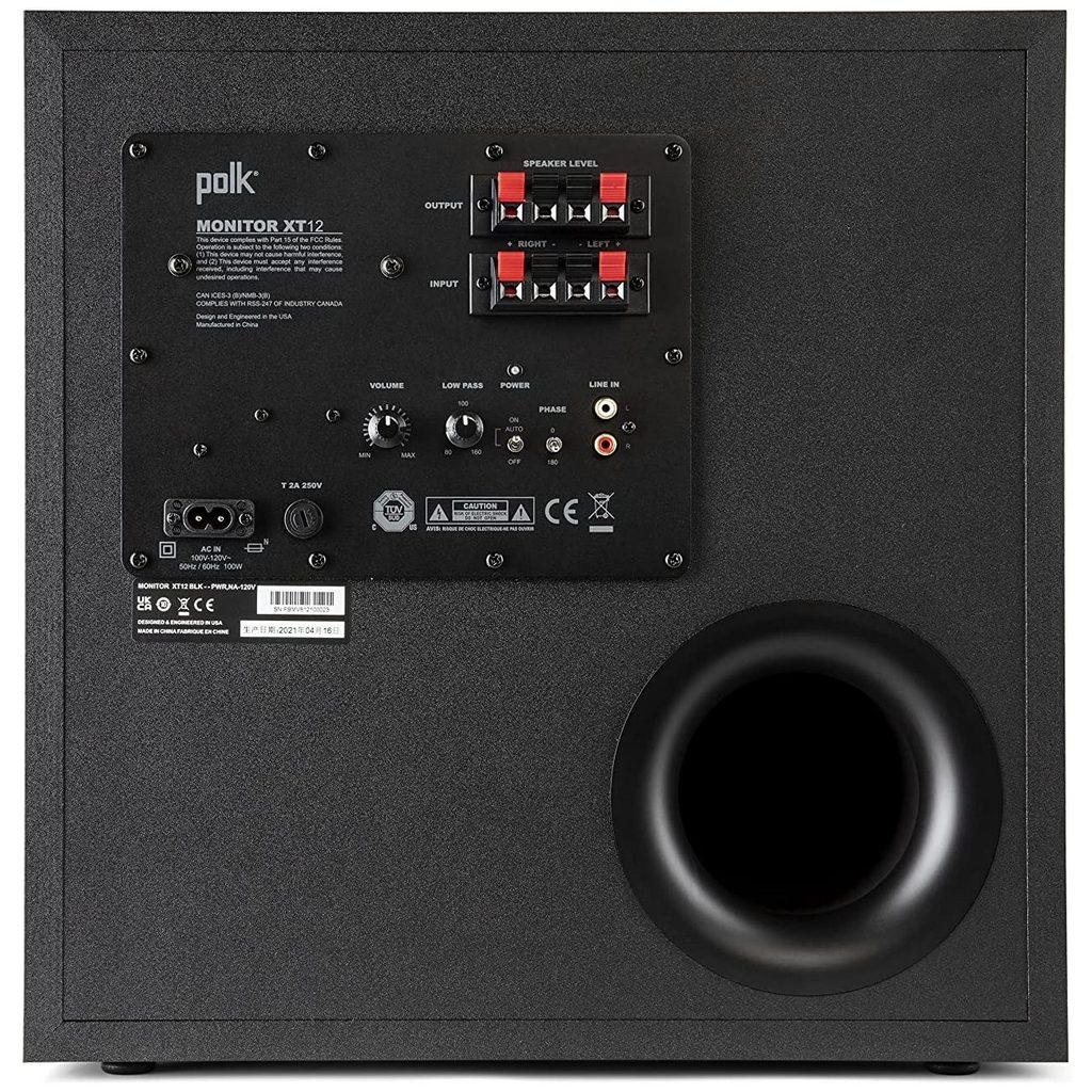   3  : Polk Audio Monitor XT 12 Black