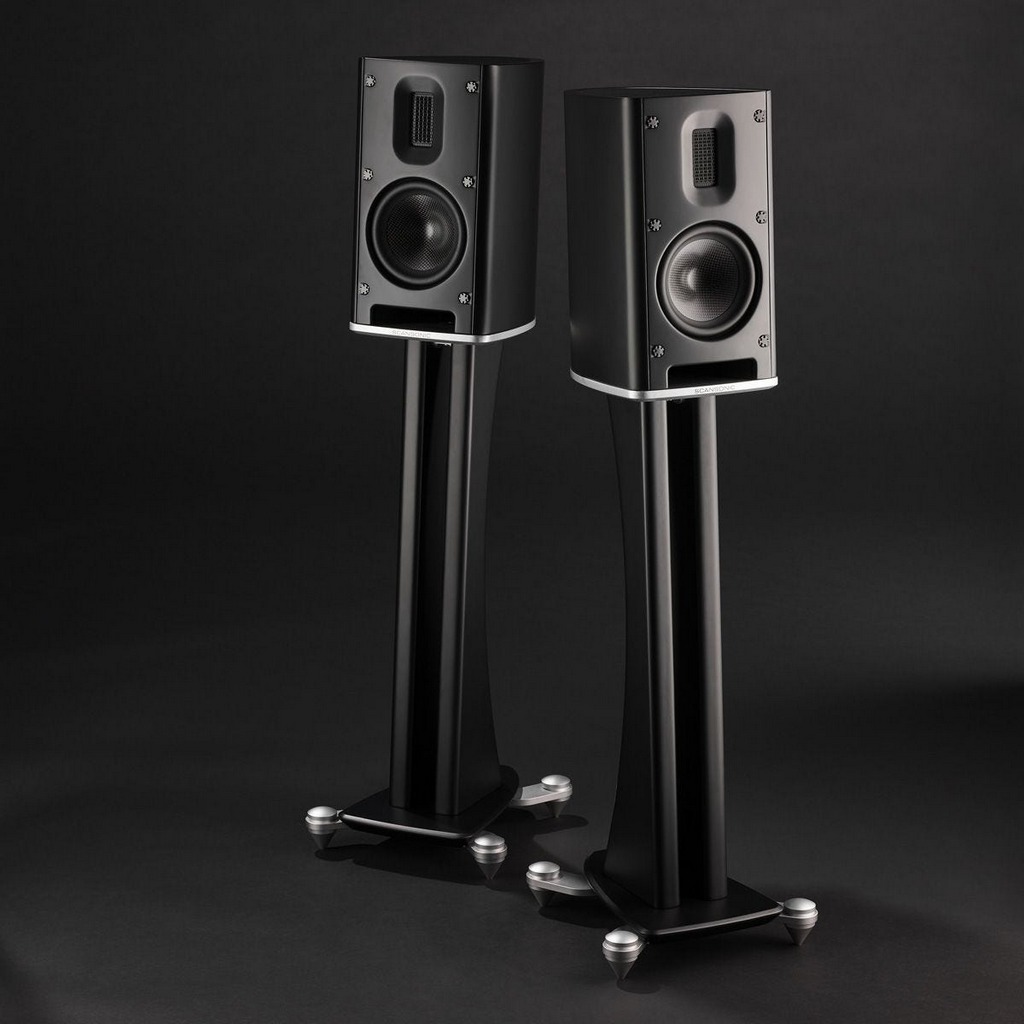   5    AC: Scansonic Speaker stand Black Twin