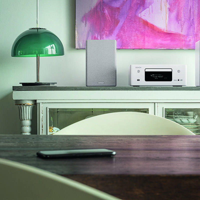   4   CD-  Wi-Fi/AirPlay2/Bluetooth: Denon CEOL RCD-N11+ Polk Audio Reserve R200