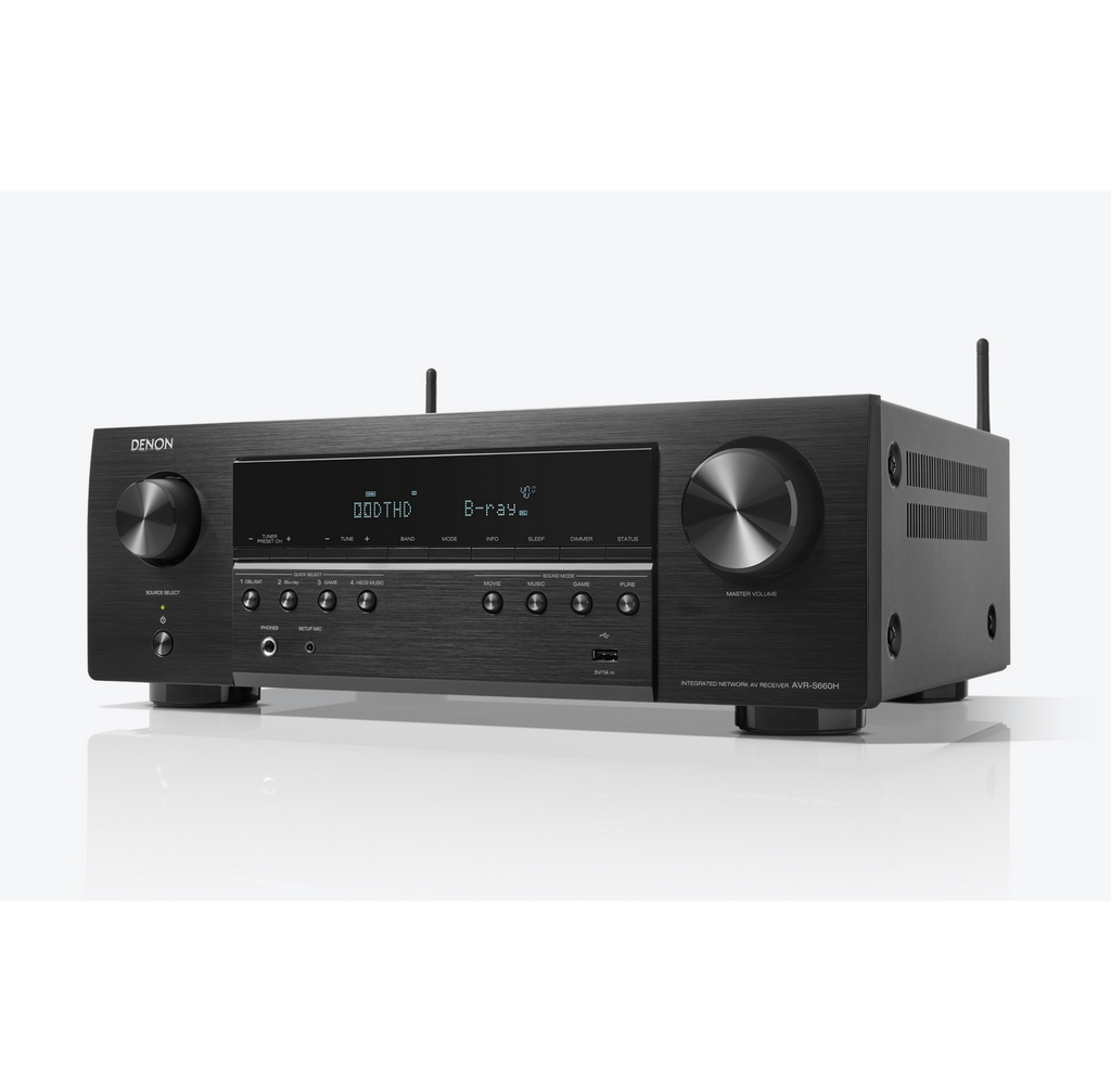   4  AV : Denon AVR-S 660H (5.2 h) Black