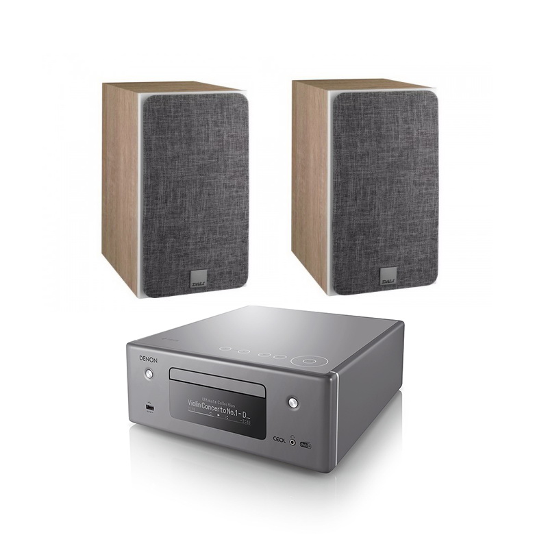   2   CD-  Wi-Fi/AirPlay2/Bluetooth: Denon CEOL RCD-N11+ DALI  Oberon 3