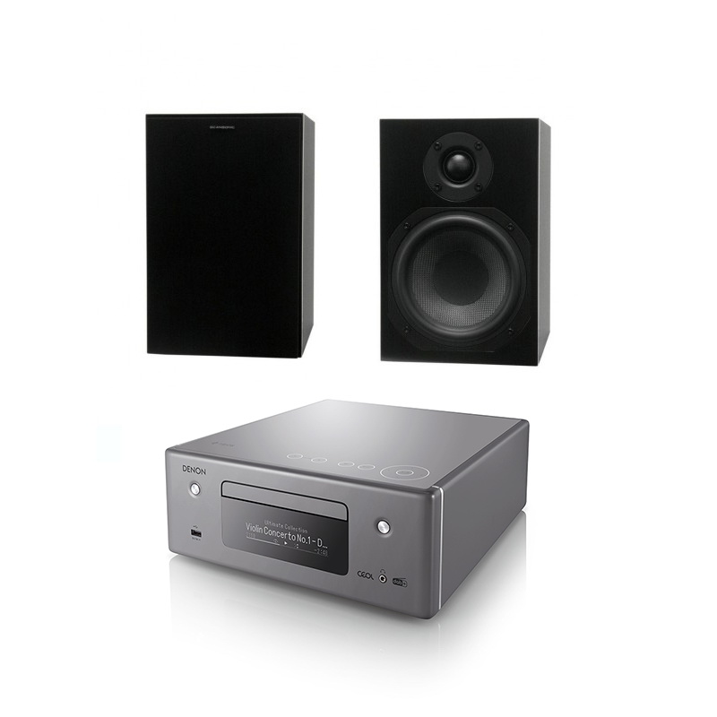   3   CD-  Wi-Fi/AirPlay2/Bluetooth: Denon CEOL RCD-N11+ Scansonic L 5