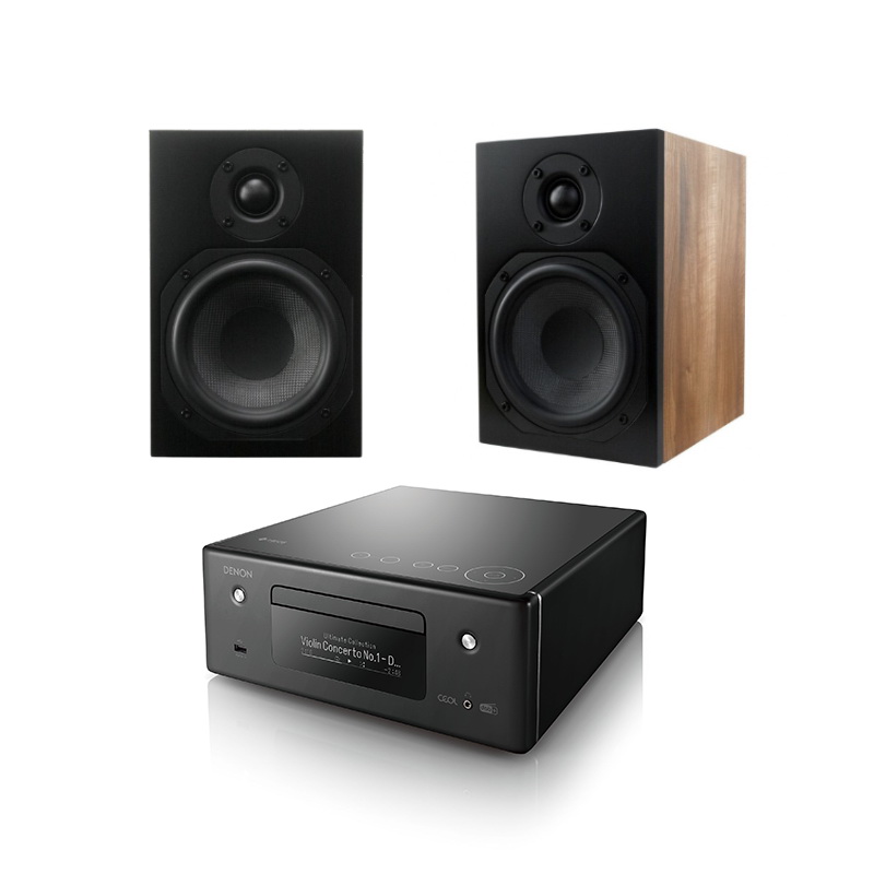  CD-  Wi-Fi/AirPlay2/Bluetooth: Denon CEOL RCD-N11+ Scansonic L 5