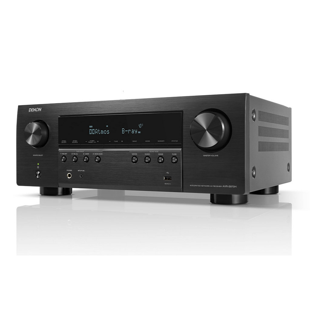   2  AV : Denon AVR-S970H 8K (7.2 h)  Black