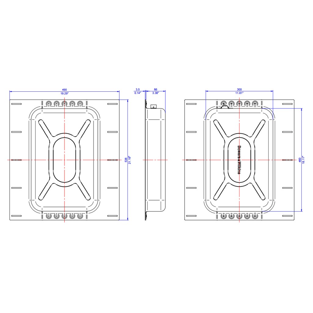   5   : Bowers & Wilkins BB 6 Wall CI600 Series