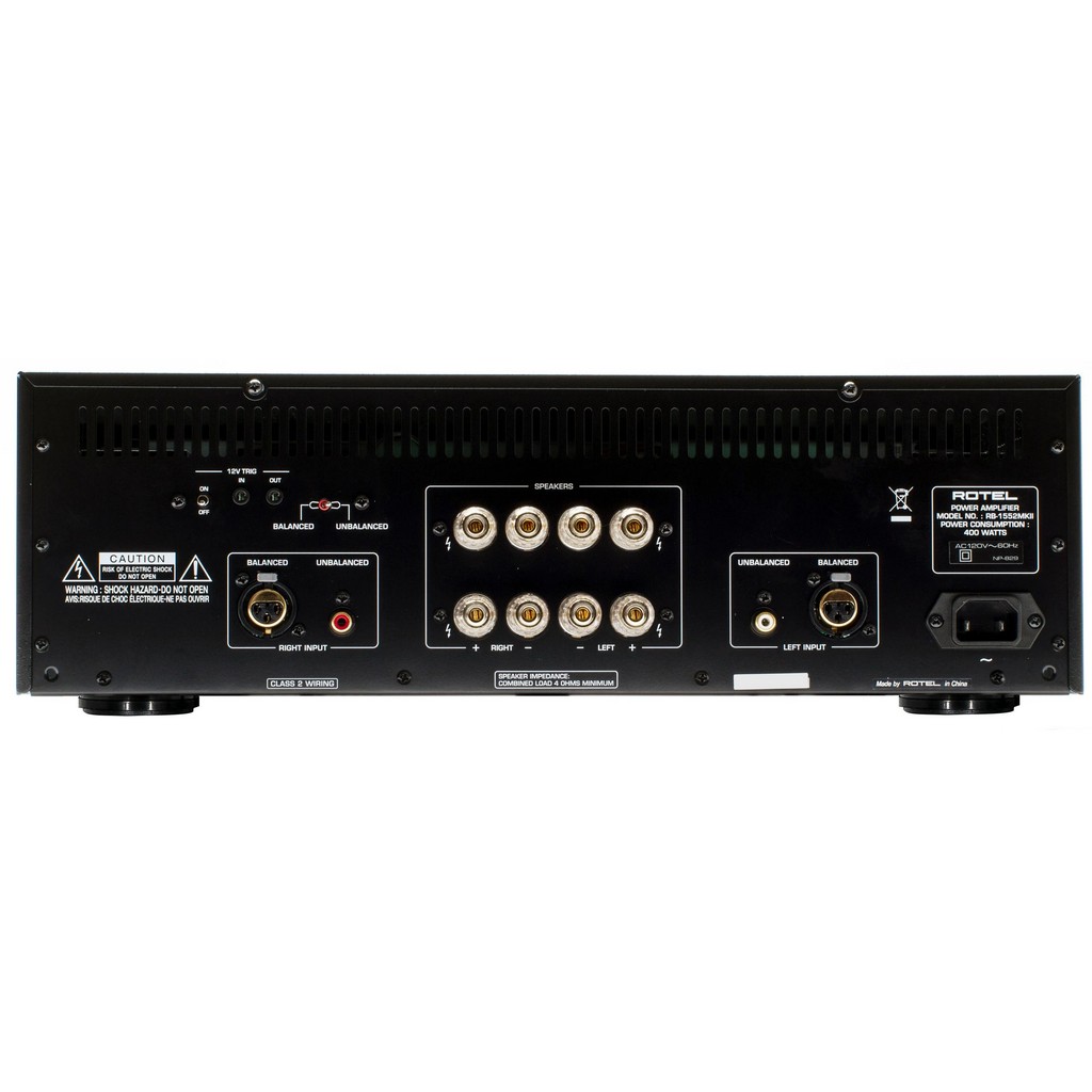   3  ϳ : Rotel RB-1552 MkII Black