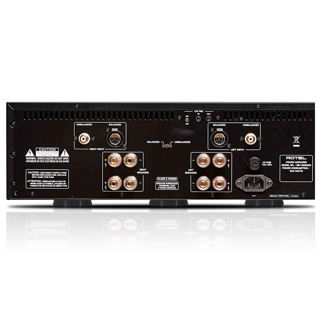   3  ϳ : Rotel RB-1582 MkII Black