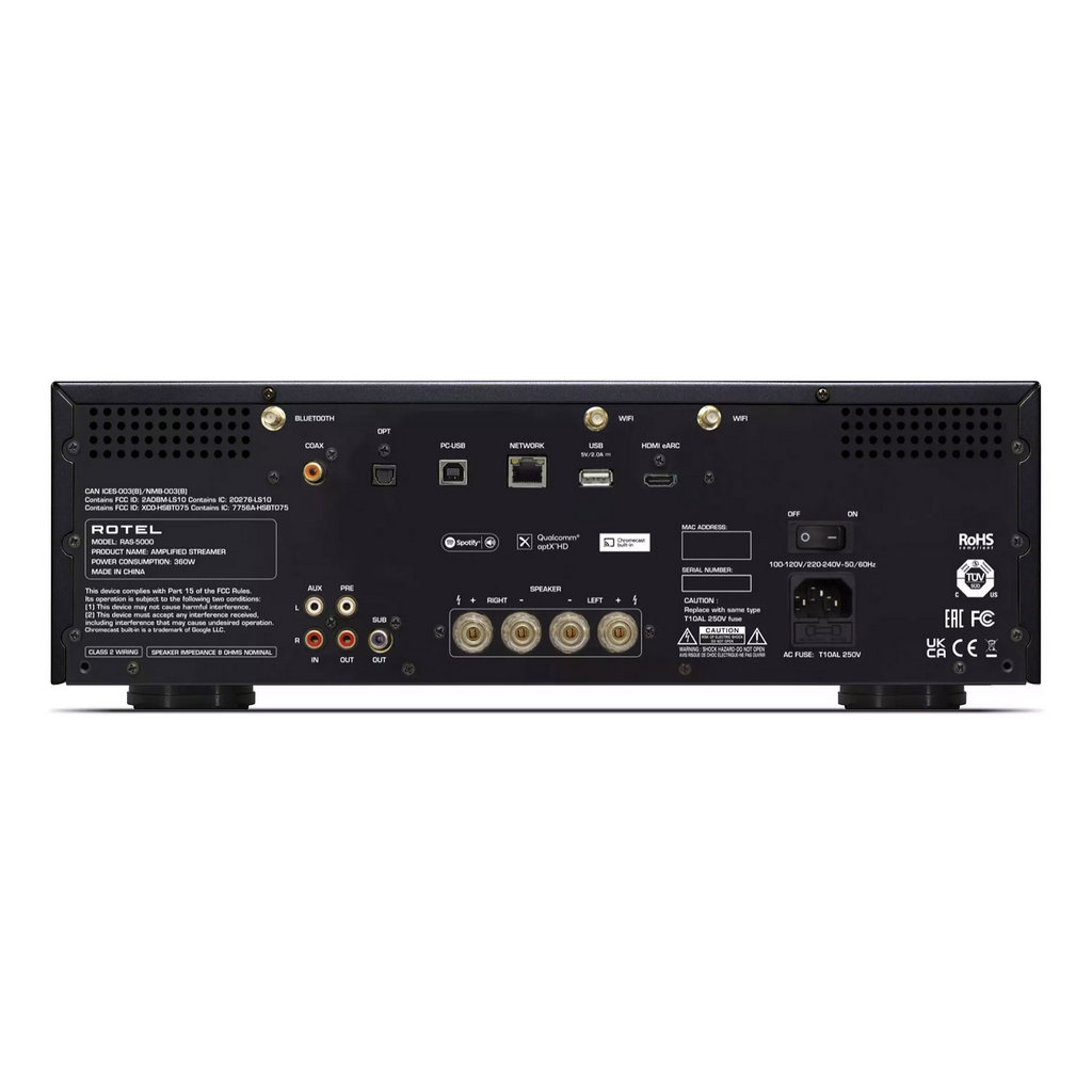   3     : Rotel RAS-5000 Black