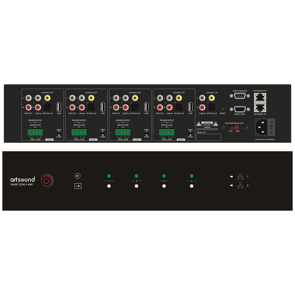   6  i i :  : SMART ZONE 4 AMP