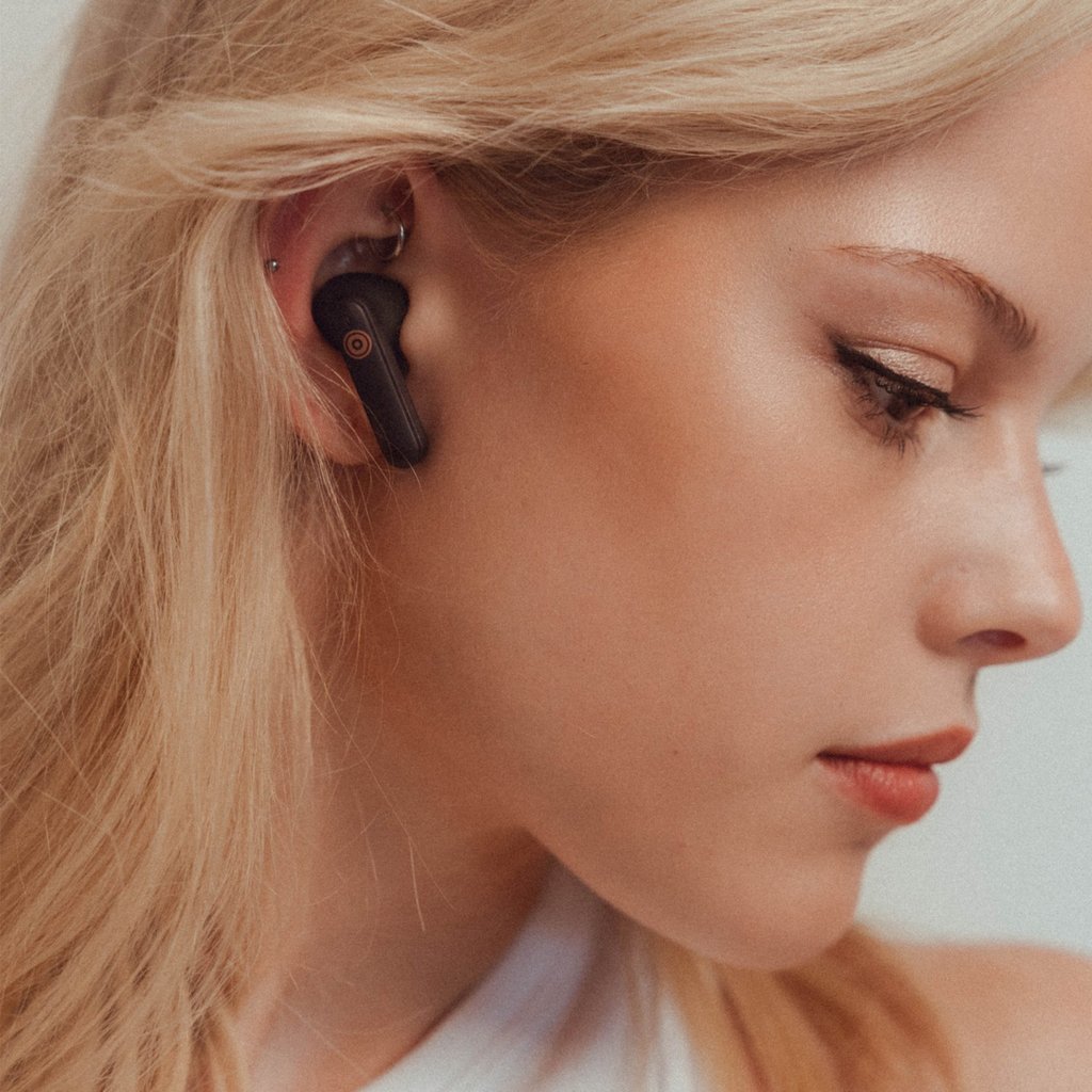   11   TWS : BRAINWAVE04, ANC True Wireless Earbuds,
Black