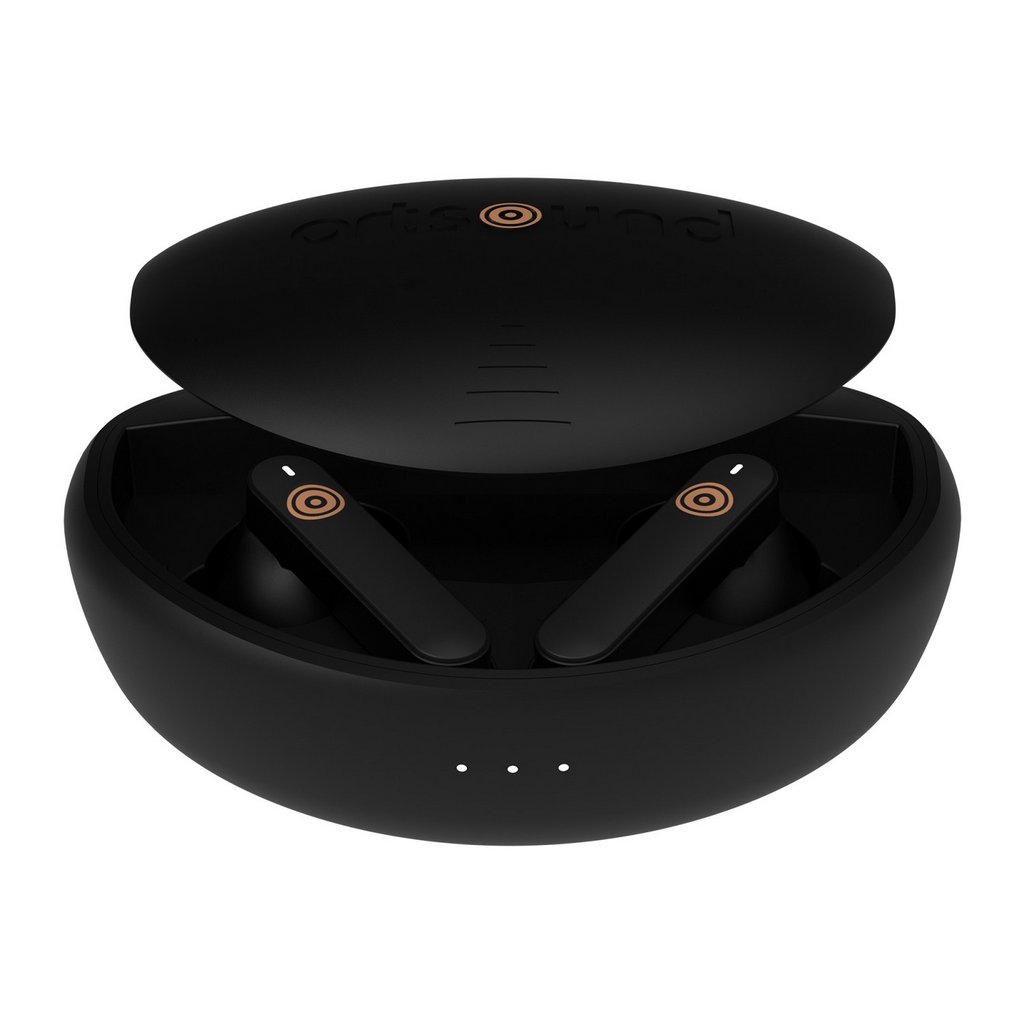   2   TWS : BRAINWAVE04, ANC True Wireless Earbuds,
Black