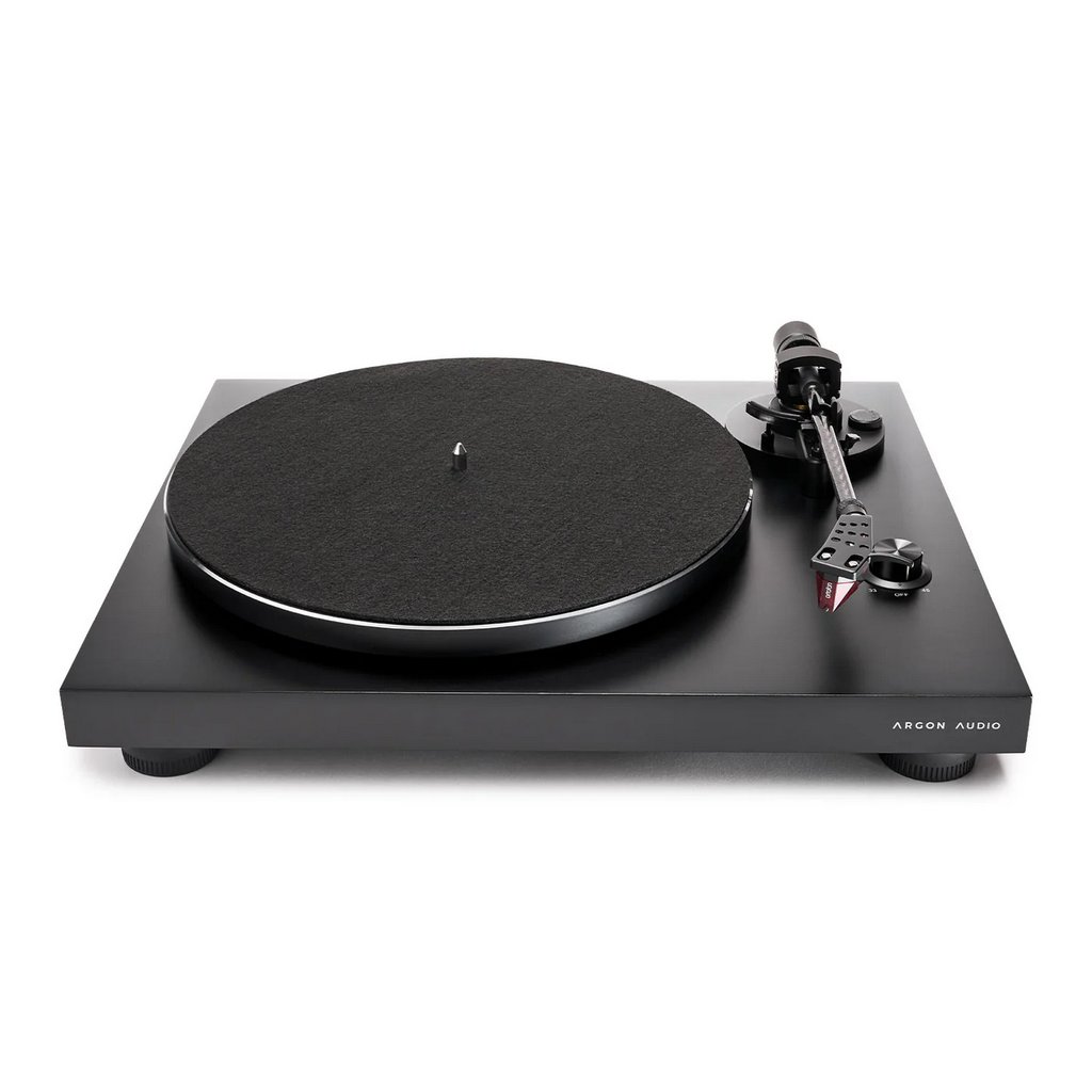   5   ii i: Argon TT-3 Plus Turntable Black