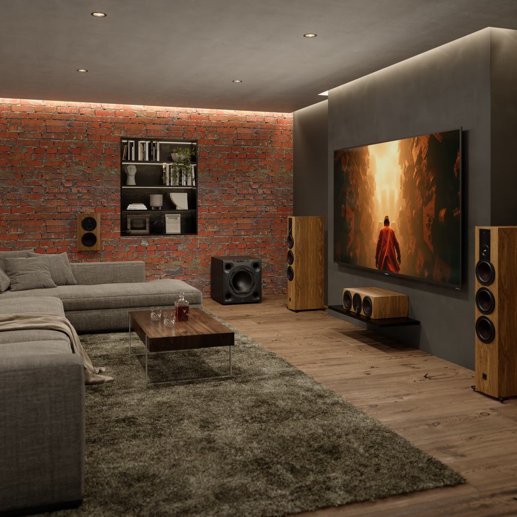 ���� � 9 ������ ��������: DALI SUB V-16 F Black High Gloss