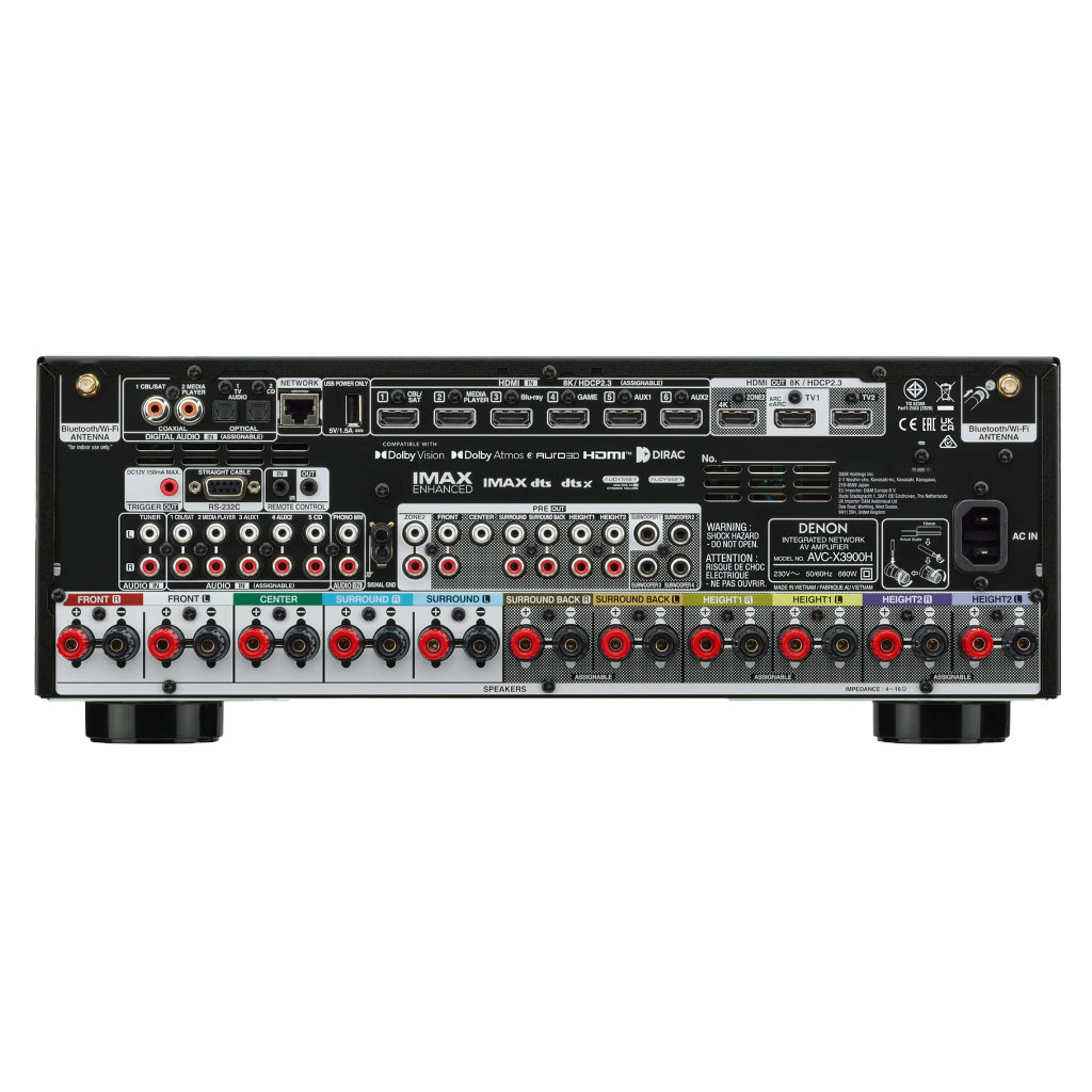 ���� � 4 ������ AV �������: Denon AVC-X3900H 8K (9.4 �h) Black