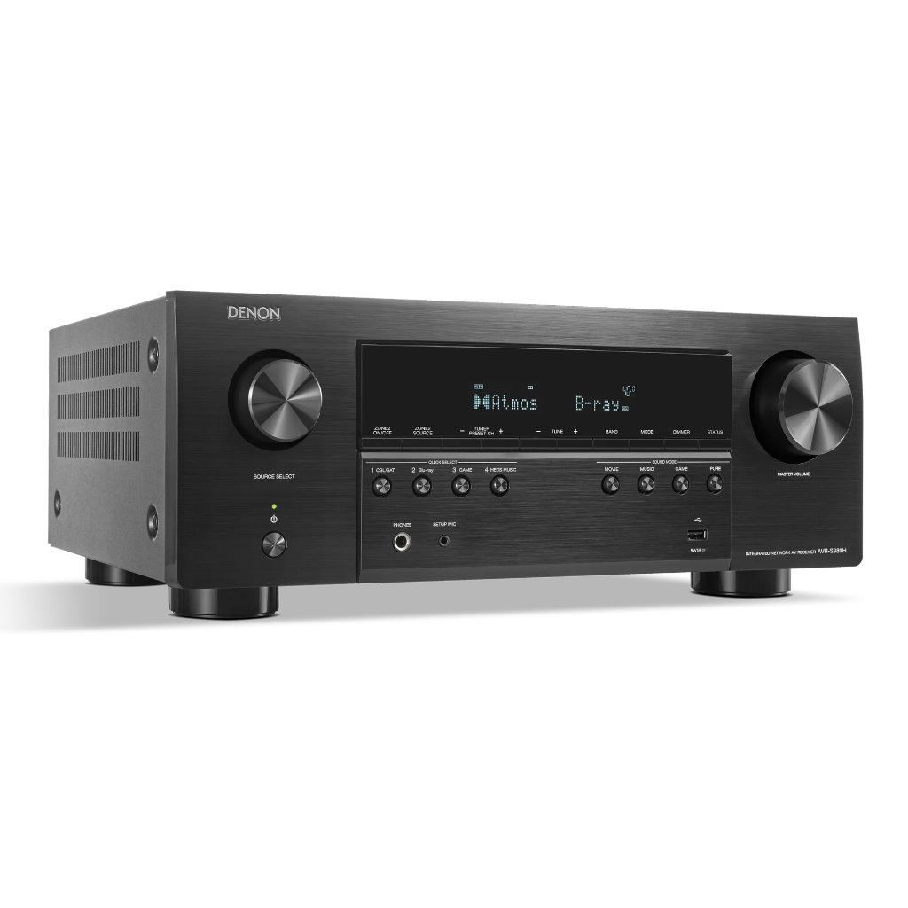 AV Ресивер: Denon AVR-S980H 8K (7.2 сh) Black