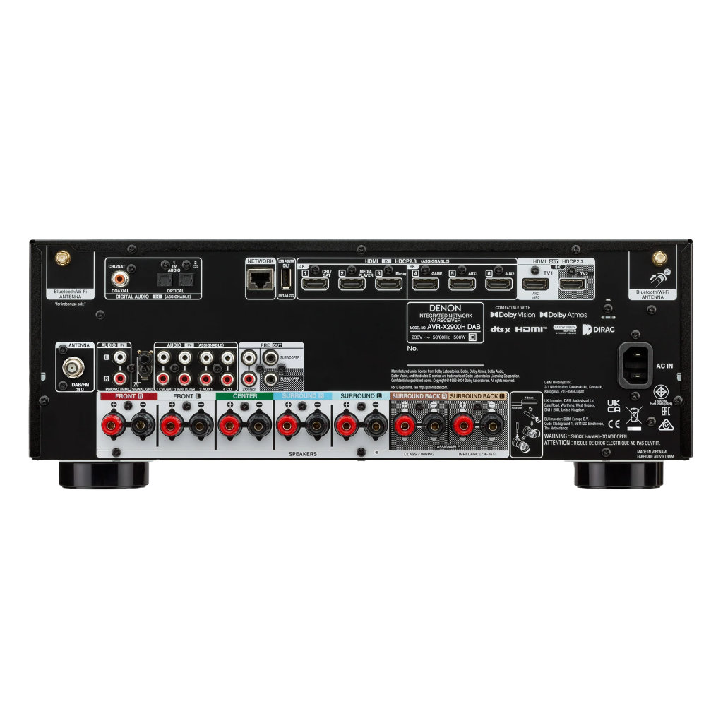���� � 3 ������ AV �������: Denon AVR-X2900H DAB (7.2 �h) Black