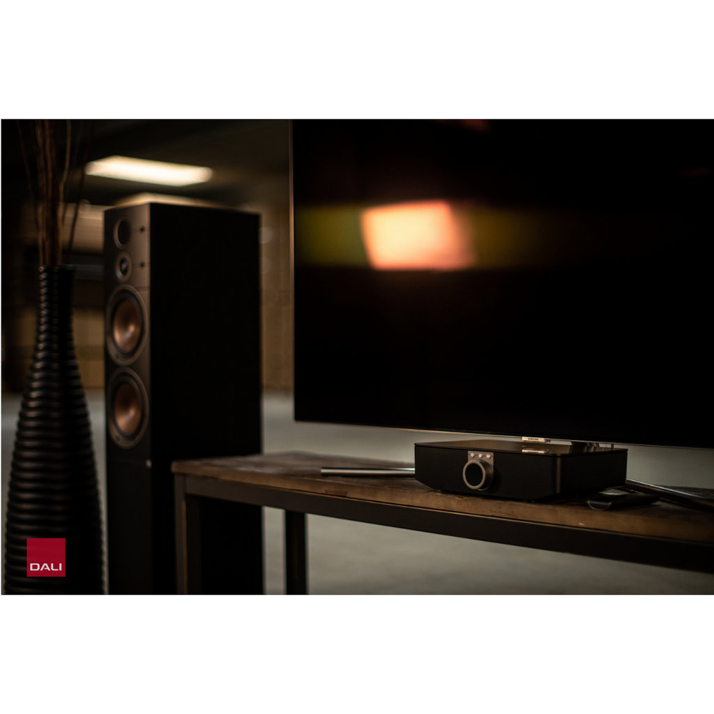 ���� � 11 ������ ���������� ��������� ������� � ��������: DALI Callisto 6 C Tobacco Oak + Sound Hub + Bluos NPM-2i