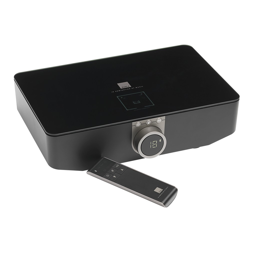 ���� � 4 ������ ���������� ��������� ������� � ��������: DALI Callisto 6 C Tobacco Oak + Sound Hub + Bluos NPM-2i