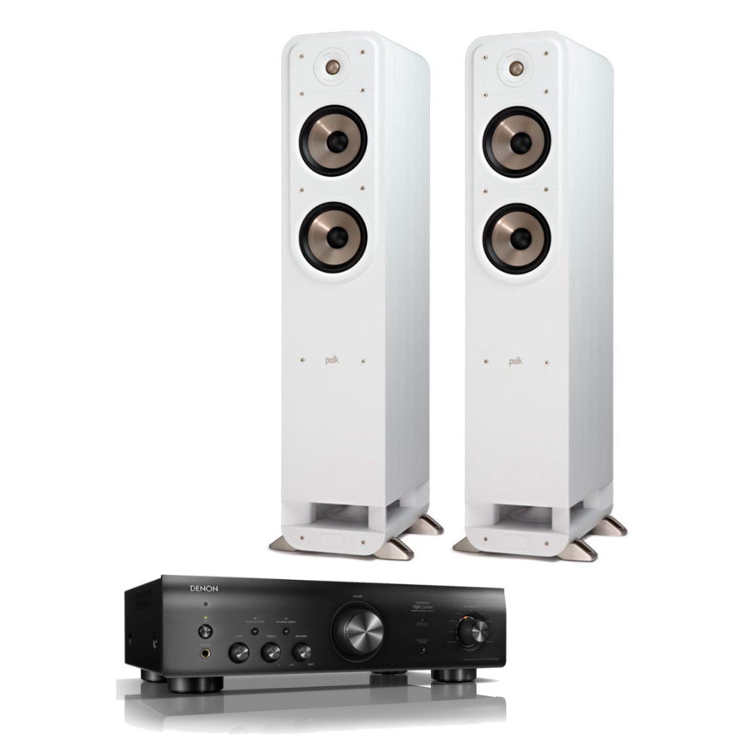 :  Polk Audio Signature S55e  - Denon PMA-600NE