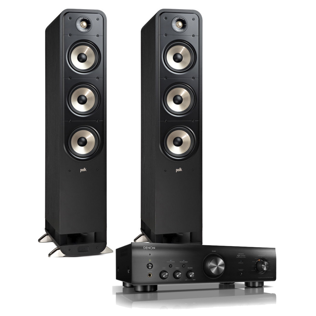 :  Polk Audio Signature S60e  - Denon PMA-600NE