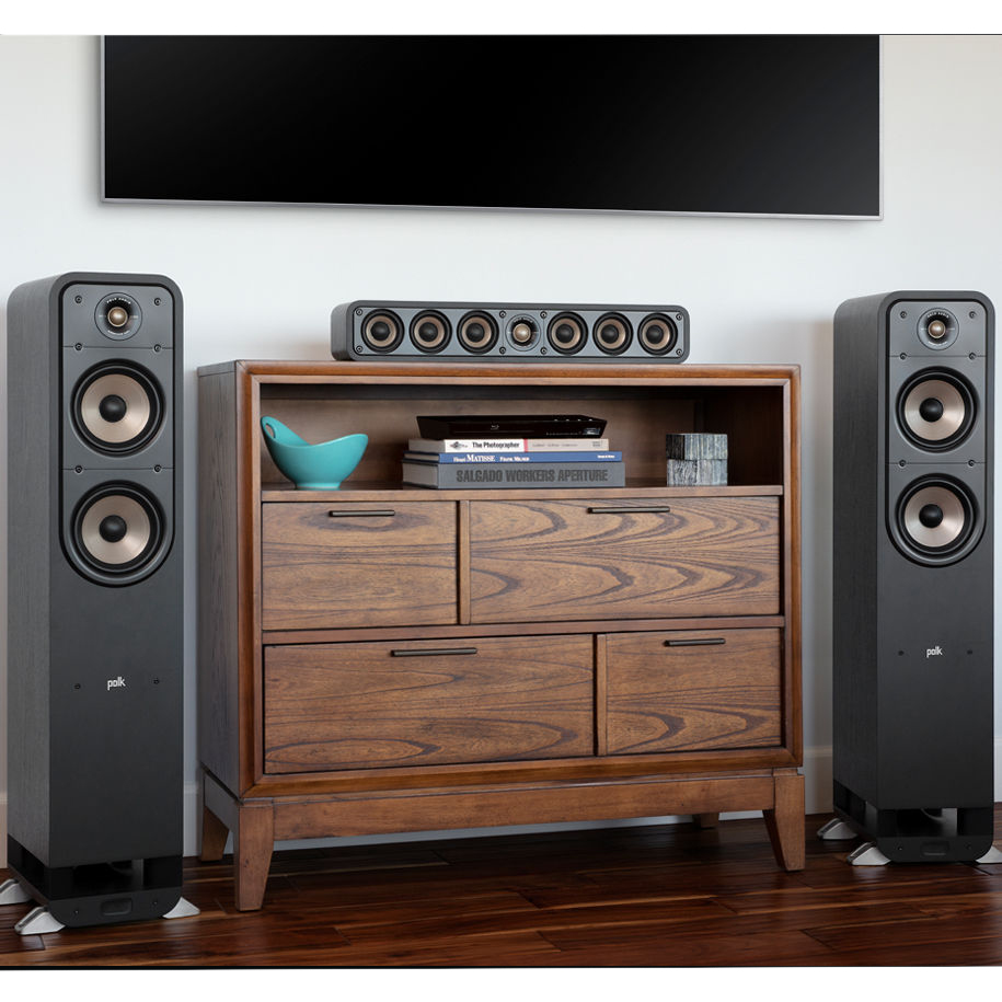 ���� � 7 ������ ��������: ������� Polk Audio Signature S55e � ������� ������-������� Denon DRA-800H
