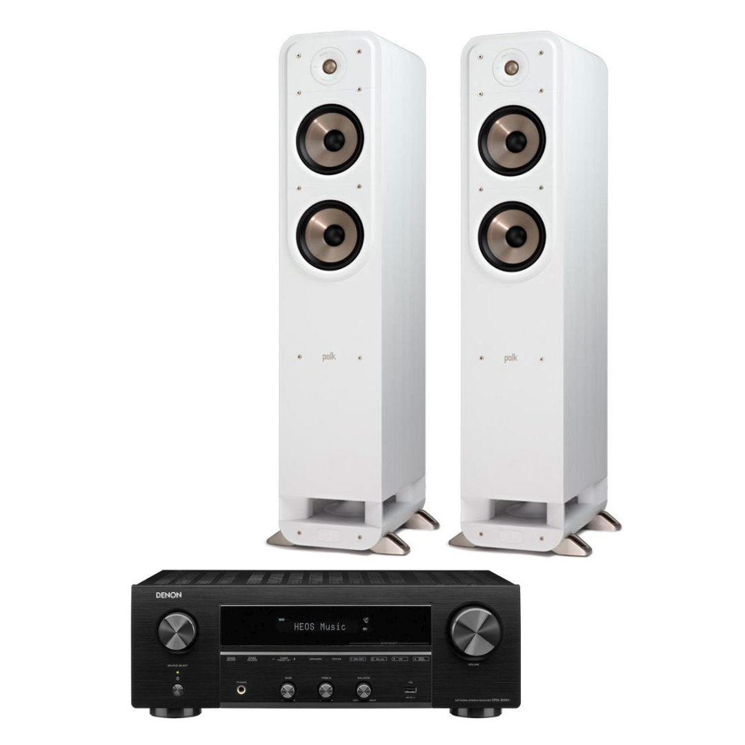 ��������: ������� Polk Audio Signature S55e � ������� ������-������� Denon DRA-800H