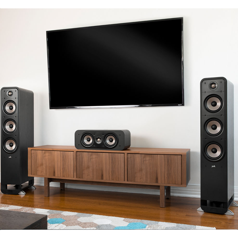 ���� � 9 ������ ��������: ������� Polk Audio Signature S60e � ������� ������-������� Denon DRA-800H