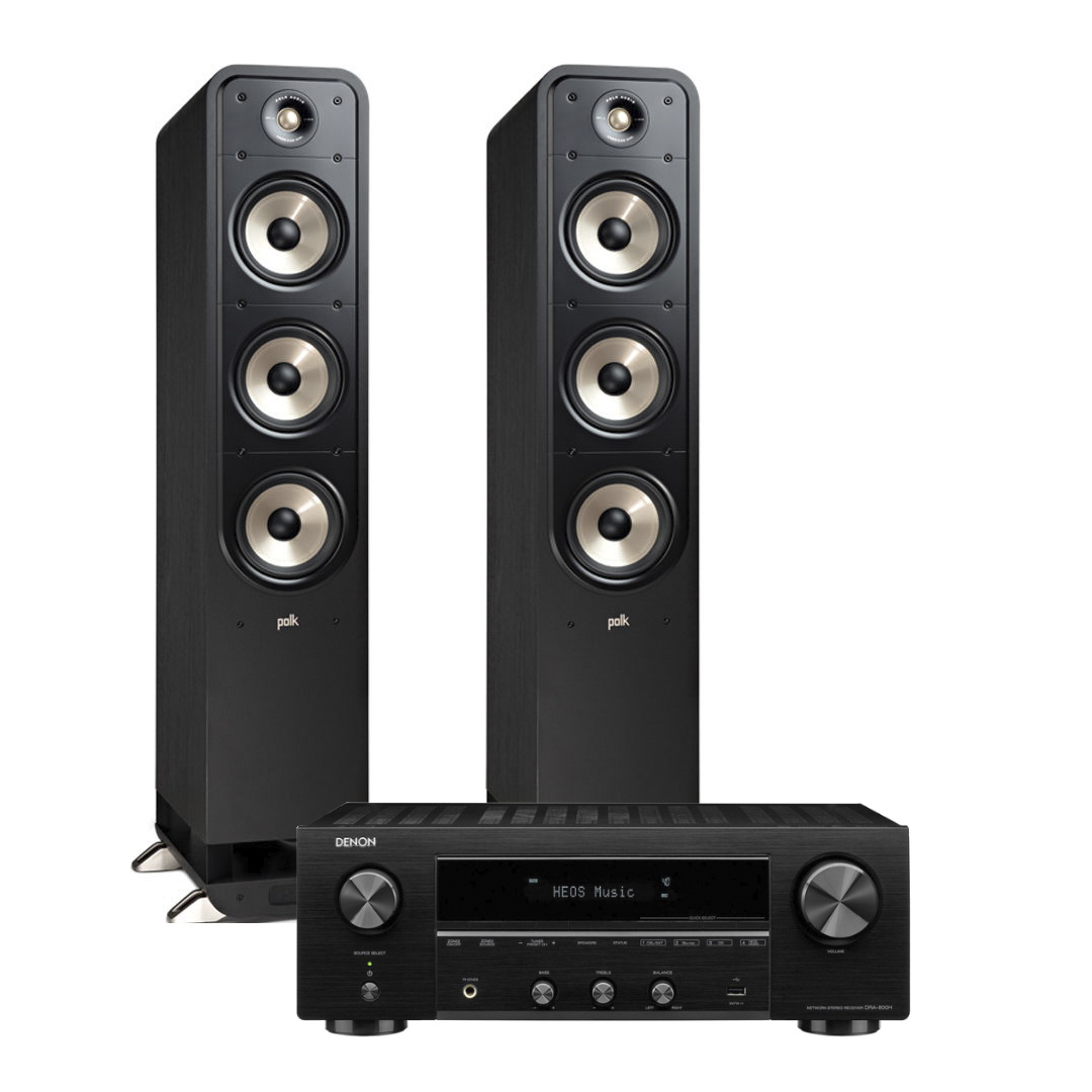 ��������: ������� Polk Audio Signature S60e � ������� ������-������� Denon DRA-800H