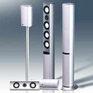 �������� �������� CAV Q5000   (Q5000+Q5000C/S+Stand) Aluminimum 5 speaker sustem. 35Hz-20Khz.