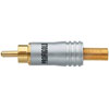 Разъем : PGA 1213 PROFIGOLD 4 RCA M Metal Plugs - Blister of 4 pcs - up to 6mm2